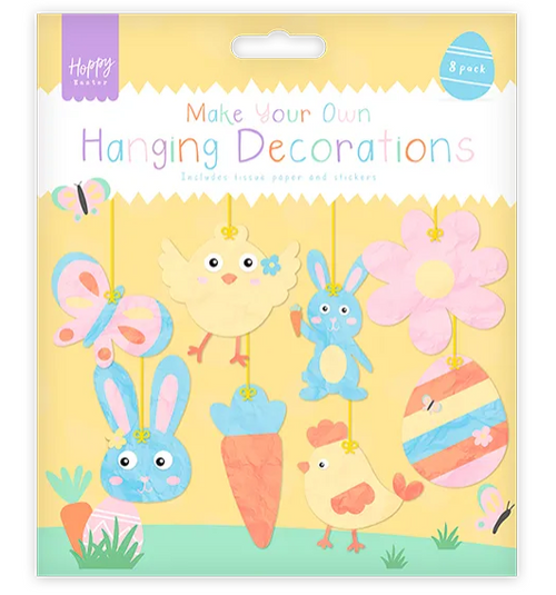 Easter Make Your Own Hanging Decorations 8pk