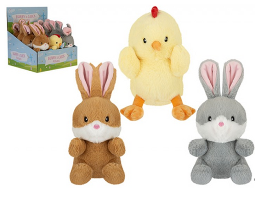 Easter Plush 3 Asst (18cm) (Assorted Designs)