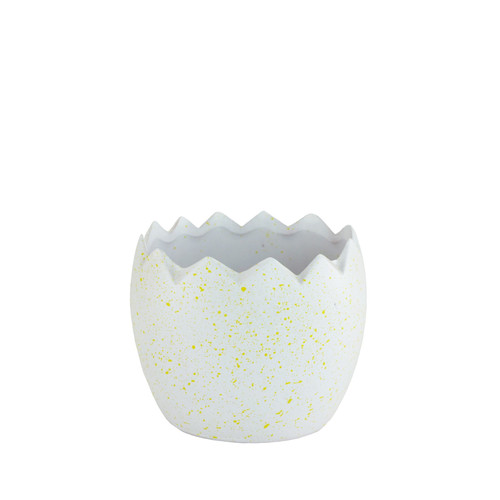 White Half Egg Ceramic (9cm)