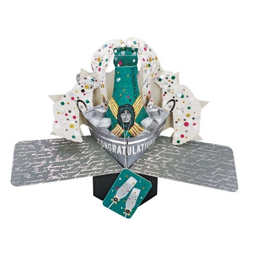 3D Pop Up Card by Second Nature - Congratulations
