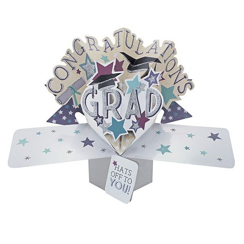 3D Pop Up Card by Second Nature - Graduation