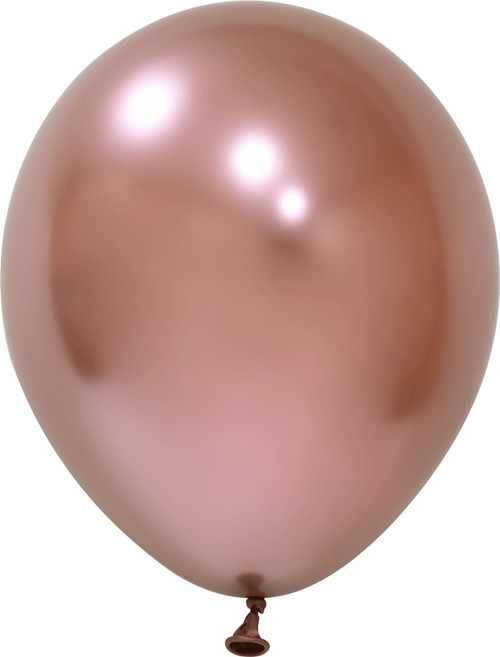 Rose Gold Chrome Latex Balloon - 10 inch (Pack of 50)