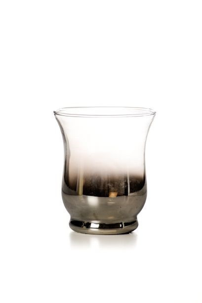 Fading Smoky Hurricane Glass Vase (9cm)