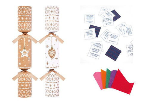 50 Festive Decorative Eco Crackers (11 Inch)