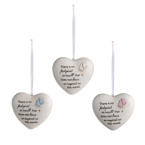 Small Footprint Hanging Plaque (Assorted)