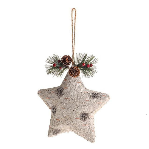 Rustic Star Hanging Decoration (20cm)