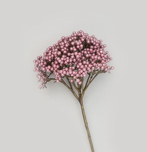 Pink Berry Cluster Spray (67cm)