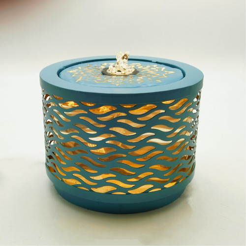 Blue Moroccan Water Feature (25cm)