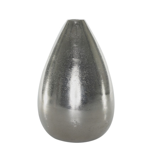 Silver Poseidon Tear Drop Vase (23 x 15cm)