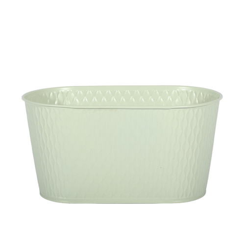Green Duo Trough Planter (24cm)