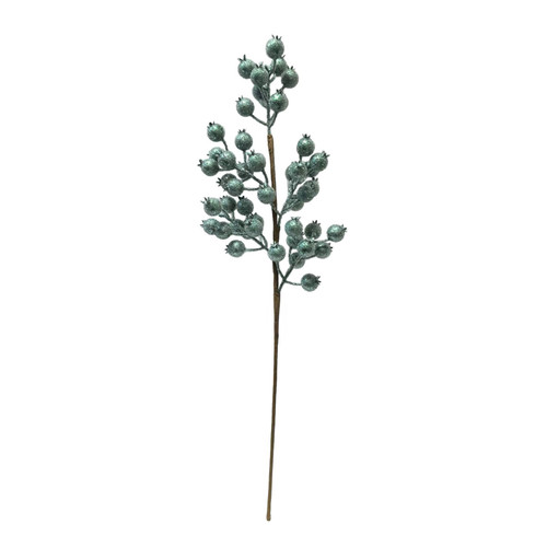 Pale Green Berry Spray (68cm)