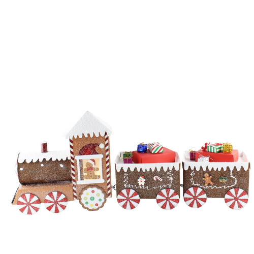 LED Gingerbread Train Ornament (63cm)