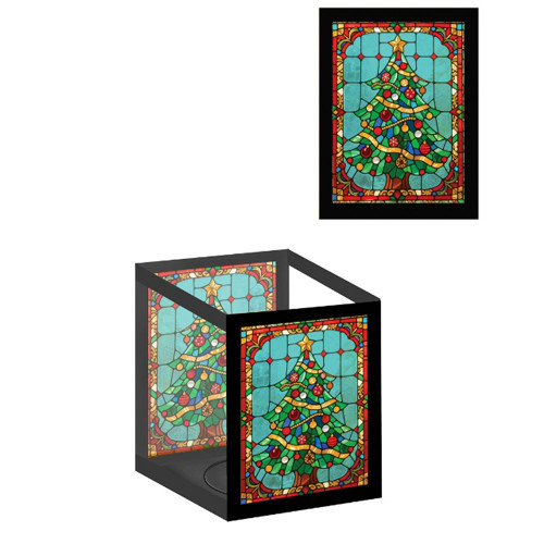 Christmas Tree Tealight Holder (15cm)