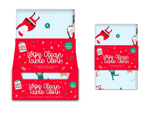 Christmas Kids Printed Wipe Clean Tablecloth 