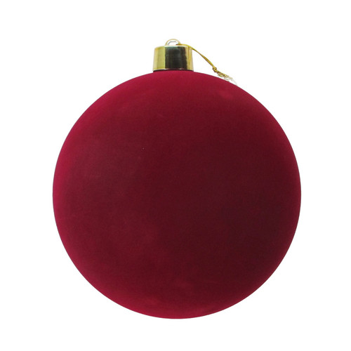 Burgundy Velvet Bauble (30cm)