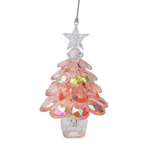 Mauve Iridescent 3D Tree Decoration Mauve Iridescent 3D Tree Decoration