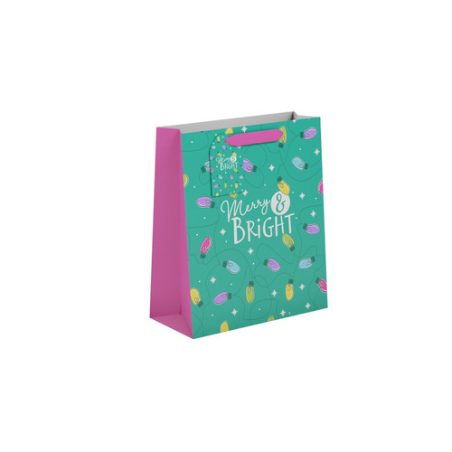 Merry & Bright  Gift Bag (Medium) Merry & Bright  Gift Bag (Medium)