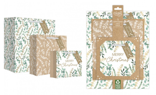 Eco Eucalyptus Gift Bags (Pack Of 3) Eco Eucalyptus Gift Bags (Pack Of 3)