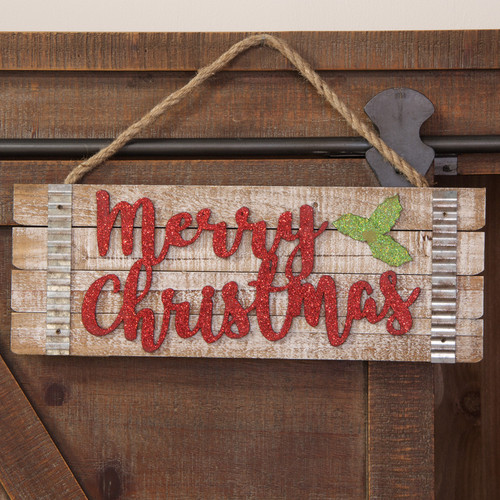 Hanging Plaque - Merry Christmas Hanging Plaque - Merry Christmas