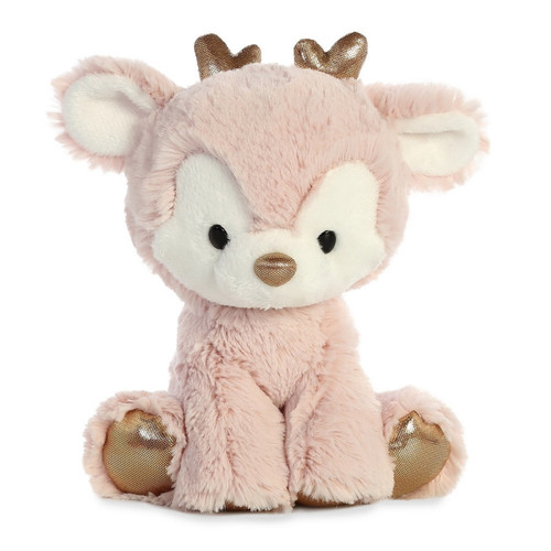 Plush Pink Reindeer 8 inch Plush Pink Reindeer 8 inch