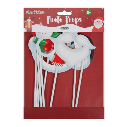 Christmas Photo Booth Props - 10 Pack Christmas Photo Booth Props - 10 Pack
