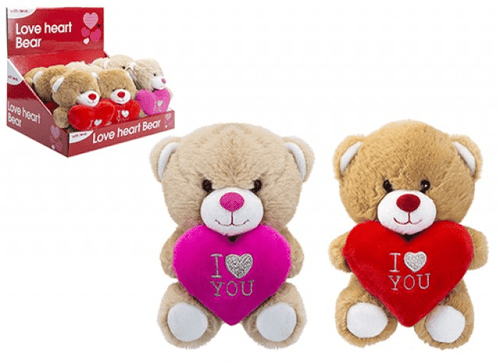 Love Heart Bear (6 Inch) (Assorted Designs) Love Heart Bear (6 Inch) (Assorted Designs)