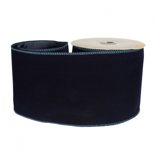 Navy Velvet Ribbon (100mm x 9m) Navy Velvet Ribbon (100mm x 9m)