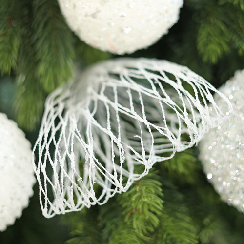 White Mesh Ribbon Roll (L180cm) White Mesh Ribbon Roll (L180cm)