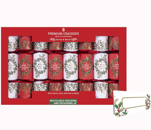 8 Premium Wreath Crackers (12.5inch) 8 Premium Wreath Crackers (12.5inch)