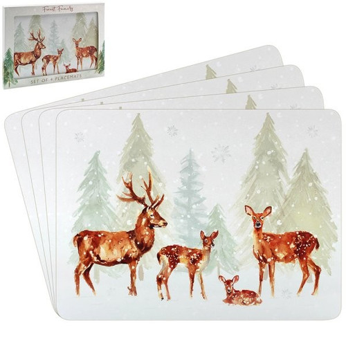 Winter Forest Placemats (Set of 4) Winter Forest Placemats (Set of 4)
