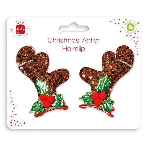 Christmas Antler Hair Clips Christmas Antler Hair Clips