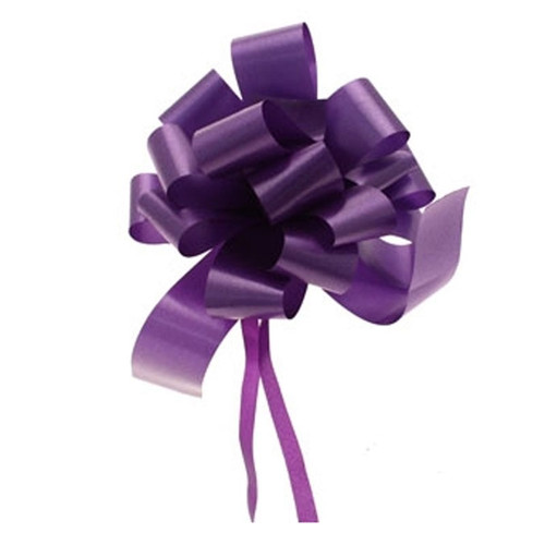 Purple Single Pull Bow (31mm) Purple Single Pull Bow (31mm)