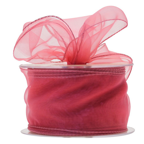 70mm Rose Chiffon Ribbon 70mm Rose Chiffon Ribbon