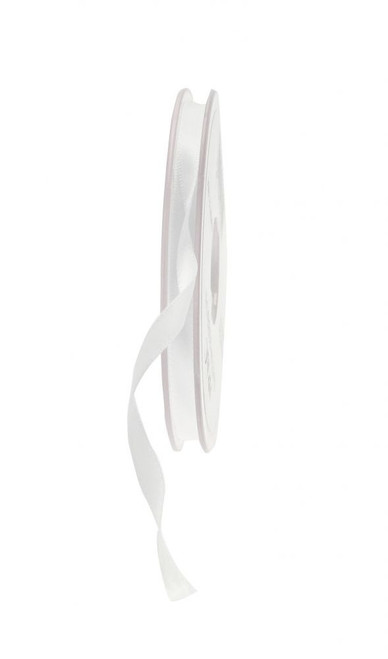 6mm White Satin Ribbon 6mm White Satin Ribbon