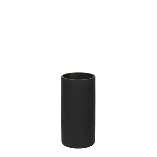 Matt Black Glass Cylinder Vase (20cm) Matt Black Glass Cylinder Vase (20cm)