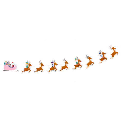 Christmas Reindeer Paper Banner (2 Metres)