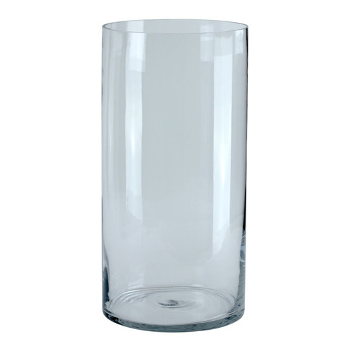 Glass Cylinder Vase (20cm x 10cm) 