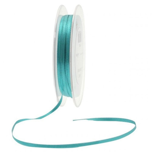 3mm Teal Green Satin Ribbon 3mm Teal Green Satin Ribbon