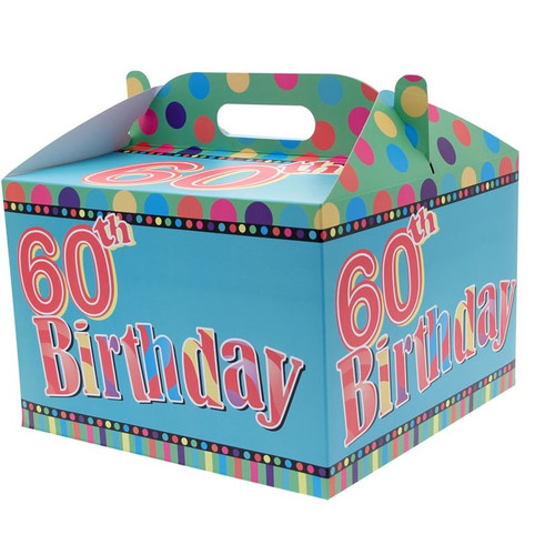 60th Birthday Balloon Box 60th Birthday Balloon Box