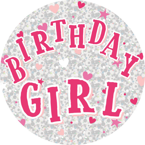 Jumbo Birthday Girl Badge Jumbo Birthday Girl Badge