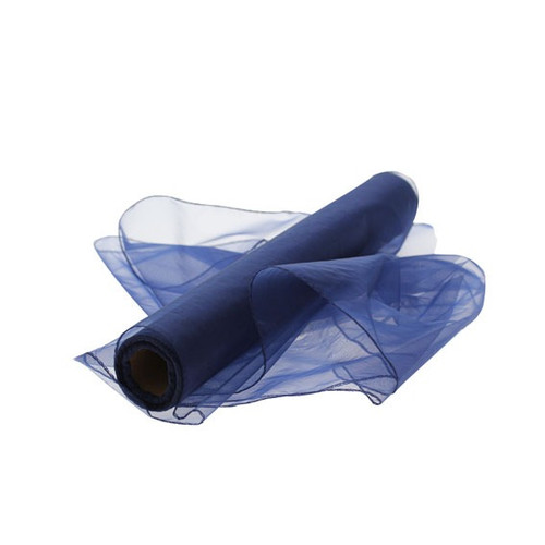 Navy Blue Organza Roll Navy Blue Organza Roll