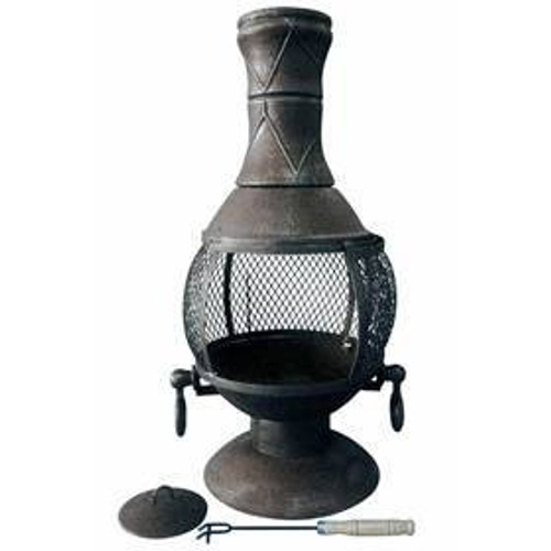 Gardeco Opera Cast Iron Chimenea - Medium Gardeco Opera Cast Iron Chimenea - Medium