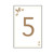 Brown & Cream Butterfly Table Numbers