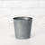 Round Antique Grey Zinc Pot  (14cm)