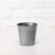 Round Antique Grey Zinc Pot  (12cm)