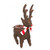 Salim Standing Reindeer Planter with Scarf (32cm)
