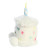 Multicolor Happy Birthday Cake Palm Pal