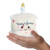Multicolor Happy Birthday Cake Palm Pal