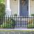 Black Ball Top Fence Section 