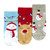 Babies Christmas Design Socks (3 Pairs) (Assorted Designs)